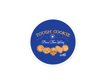 Tough Cookie Bubble-free stickers