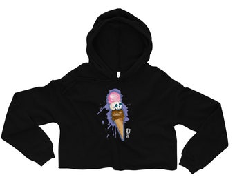 Ice Scream Women's Crop Hoodie