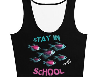 School is Cool Crop Tank