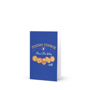 Carte inspirante de cookie dur