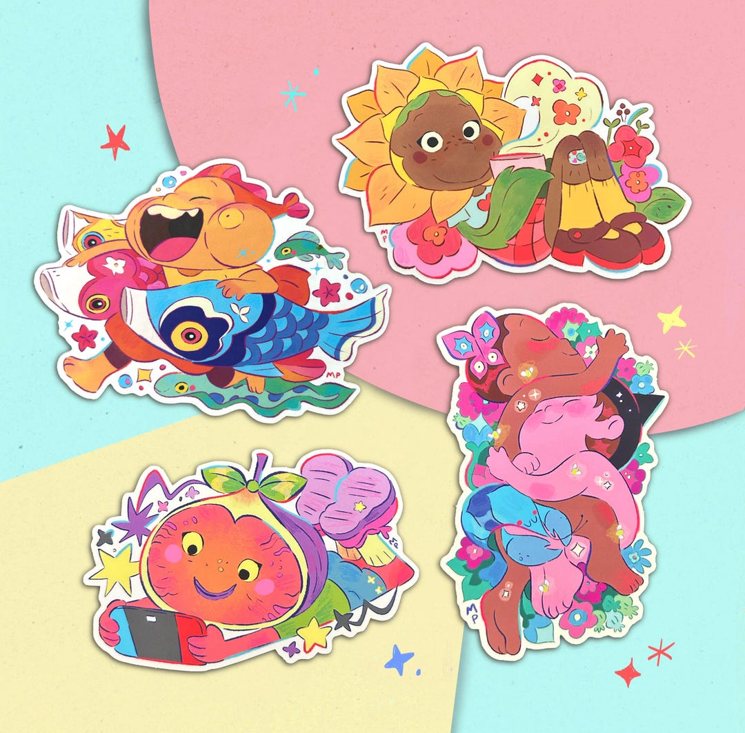 Stickers - Big Size - Etsy