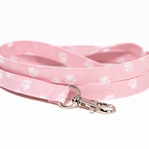 Pinkes Pfotenabdruck-Lanyard, optional, 1/2 &quot;breit, schmales Schlüsselband, Ausweishalter, ID-Band, Schlüsselanhänger, Hund, Katze