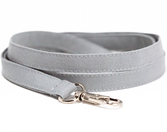 Shale Gray Cotton Lanyard: Minimalist Badge Holder with Optional Breakaway