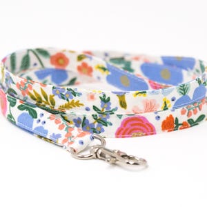 Rifle Paper Co. Floral Lanyard: Cotton Fabric ID Badge Holder