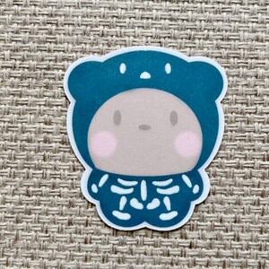 Skeleton Chubs Vinyl Sticker