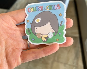 Chubsy Chubs creator  Vinyl Sticker