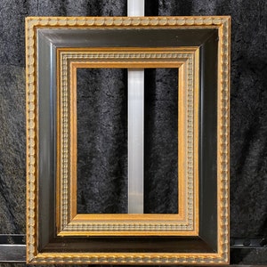 Showcase Black and Gold Vintage Wooden Picture Frames - Variety of Sizes