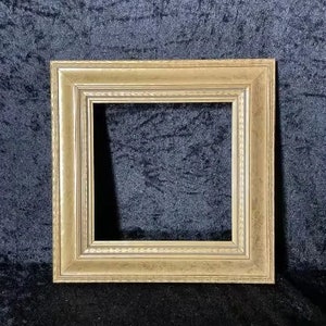 Golden Stitch Vintage Wooden Picture Frames - Variety of Sizes