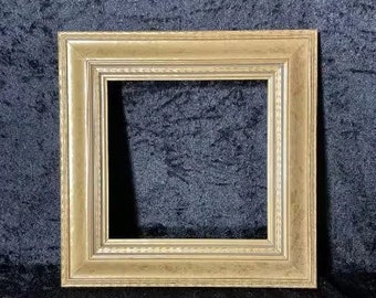Golden Stitch Vintage Wooden Picture Frames - Variety of Sizes
