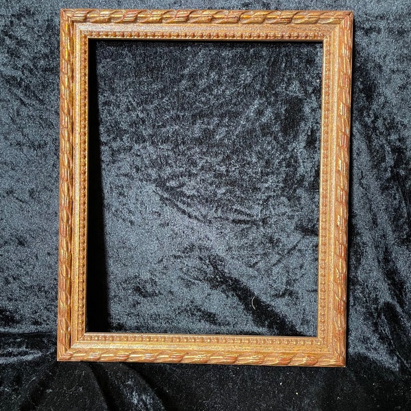 8 x 10 Vintage Wooden Frame - Creative Copper