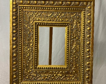 Golden Acorn Vintage Wooden Picture Frames - Variety of Sizes