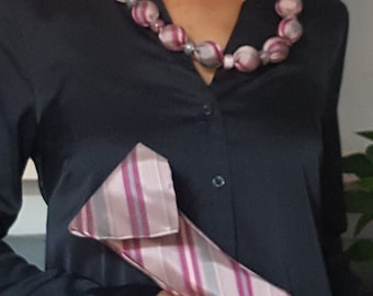 Necktie Upcycle PDF Pattern | DIY Glasses Holder & Necklace | Repurpose Tie