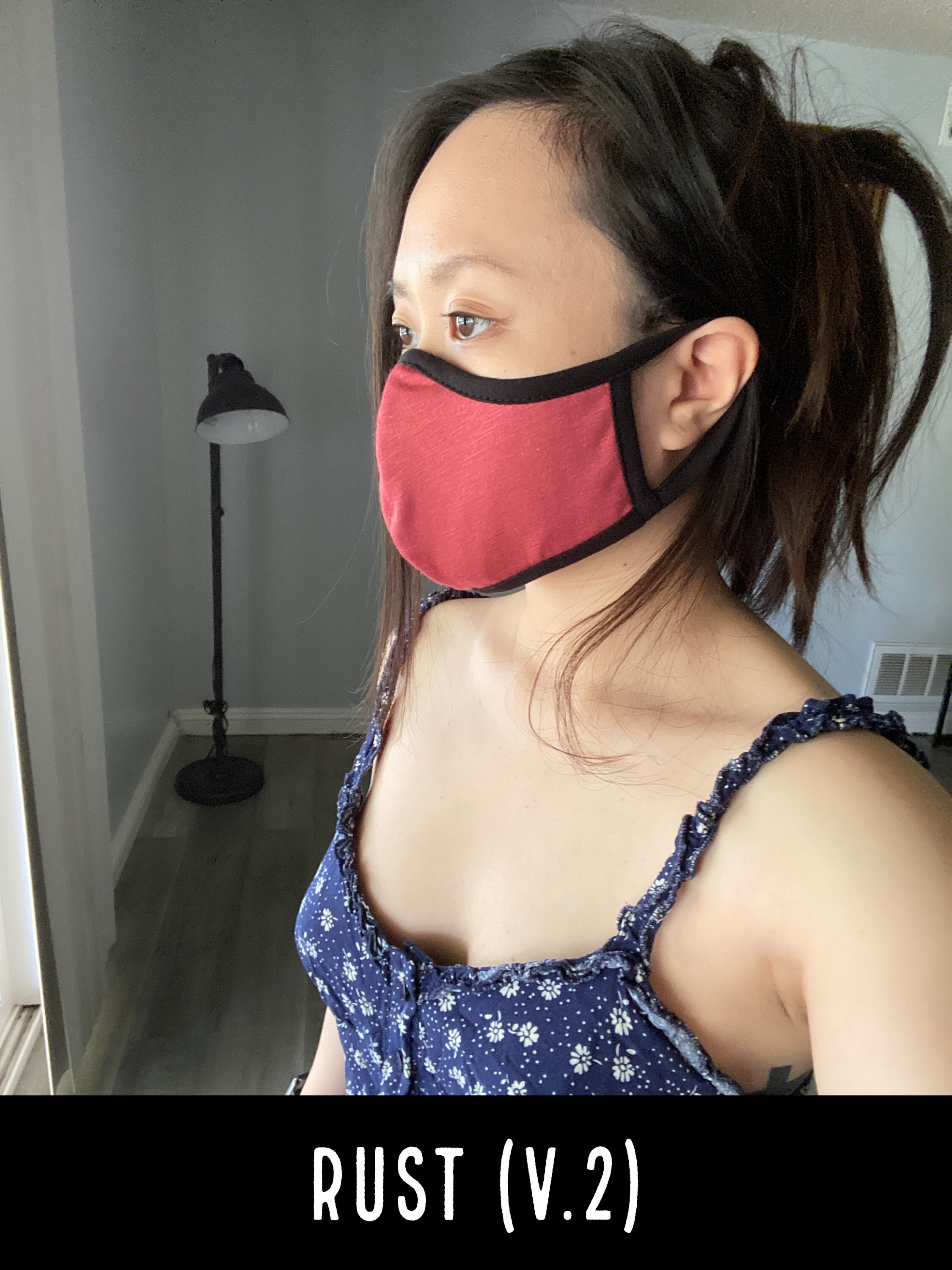 Rust Face Mask Cover for Adults handmade made in USA Etsy