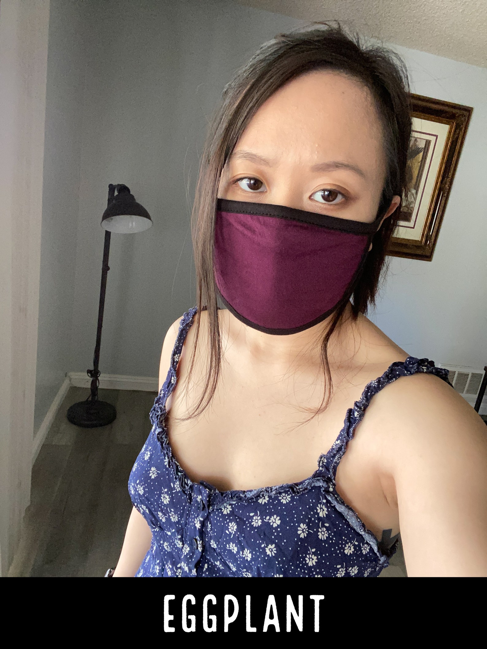 Eggplant Face Mask Cover for Adults handmade made in USA Etsy