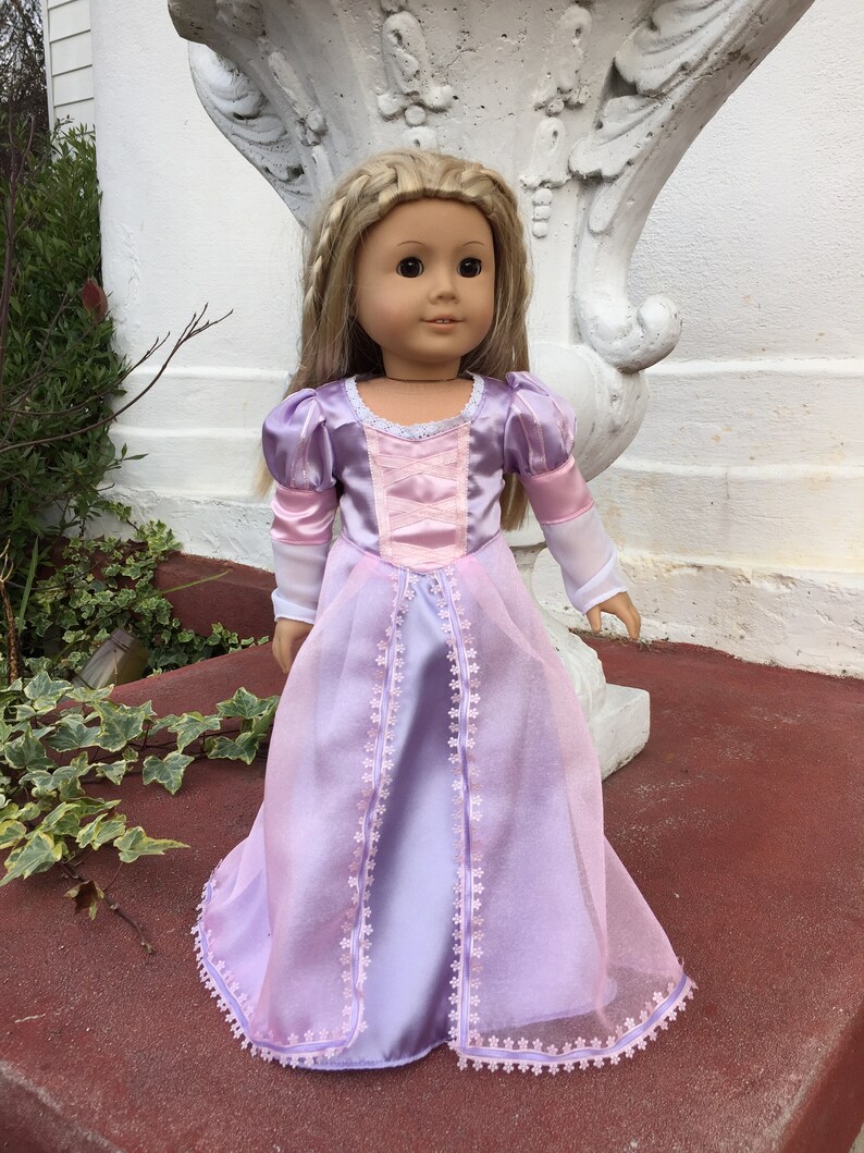 Rapunzel American Girl 18 Doll Dress - Etsy