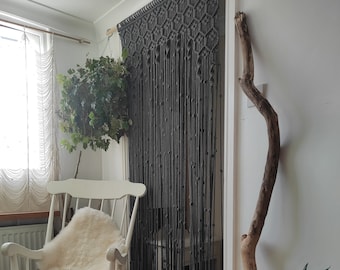 Macrame curtain choice of colours made to measure fiber art Boho wedding backdrop