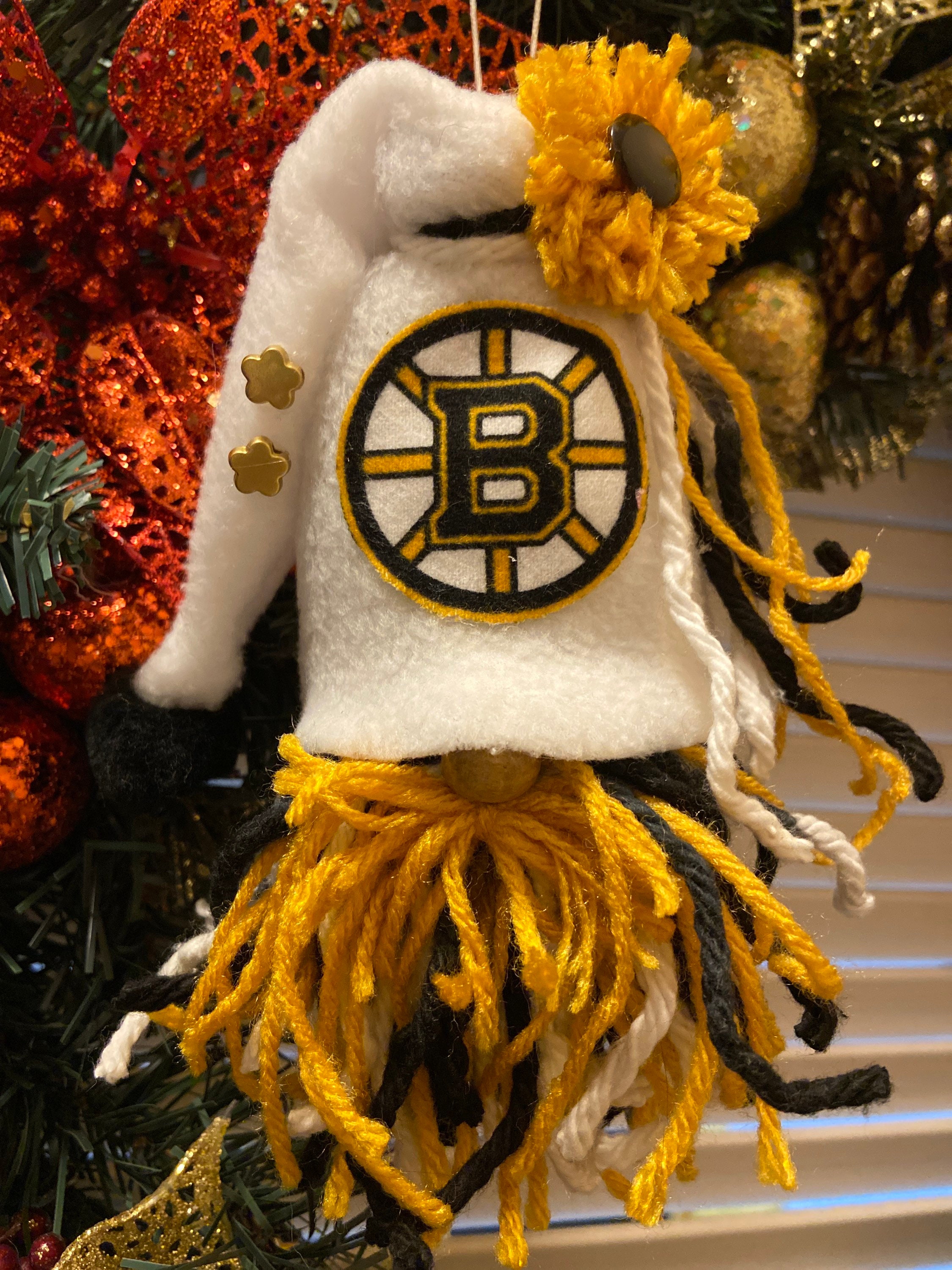 2017 NHL Boston Bruins Hallmark Ornament - Hooked on Hallmark Ornaments