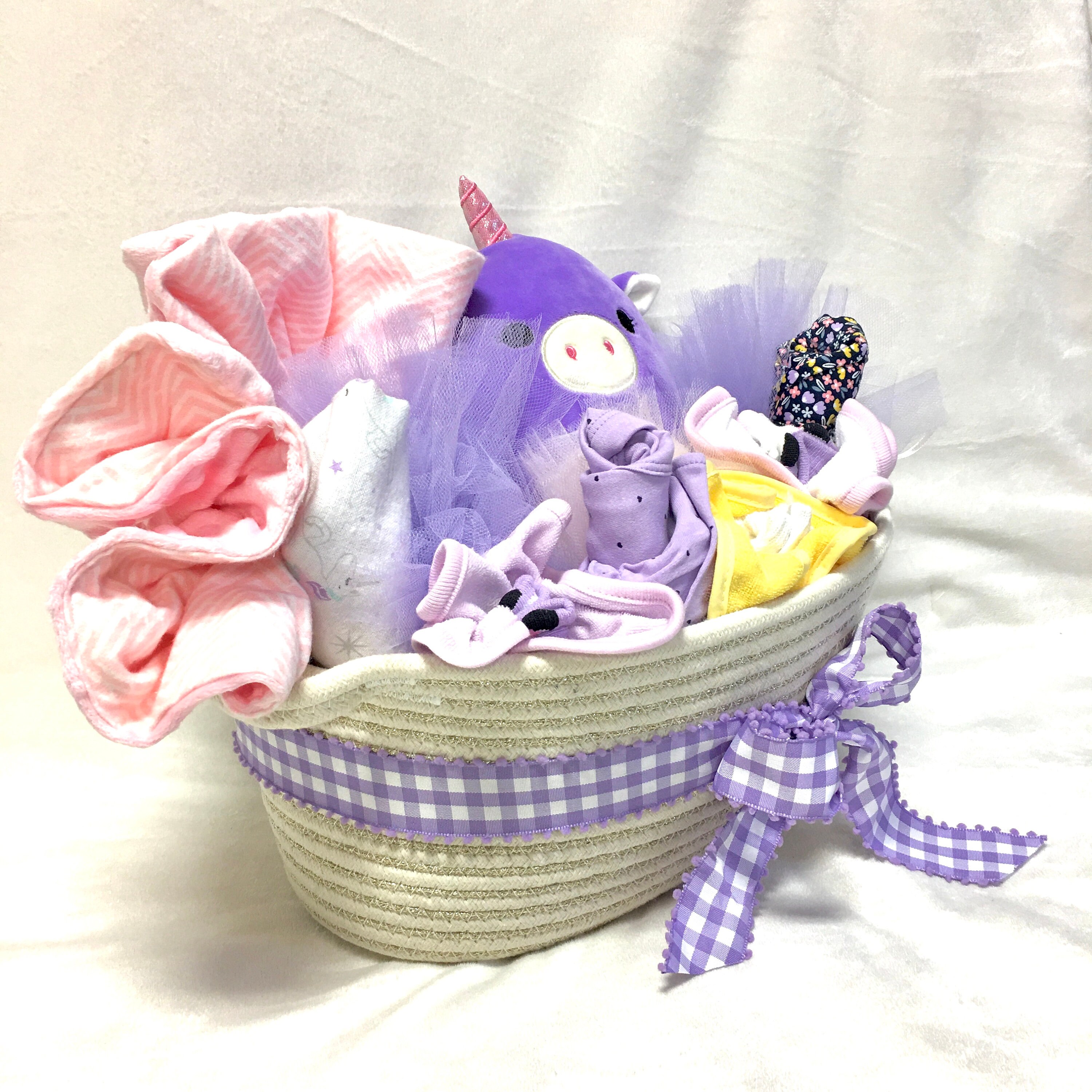 MASKAknit Unicorn Gifts for Girls, Unicorn Beanie, Unicorn Gift for Women, Baby Girl Gift Basket, Baby Girl Gift Box, Baby Gift Basket Girl Beanies