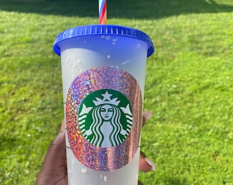 Pretty In Pink Confetti Color Changing Cup