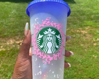 Pink Please Confetti Color Changing Cup