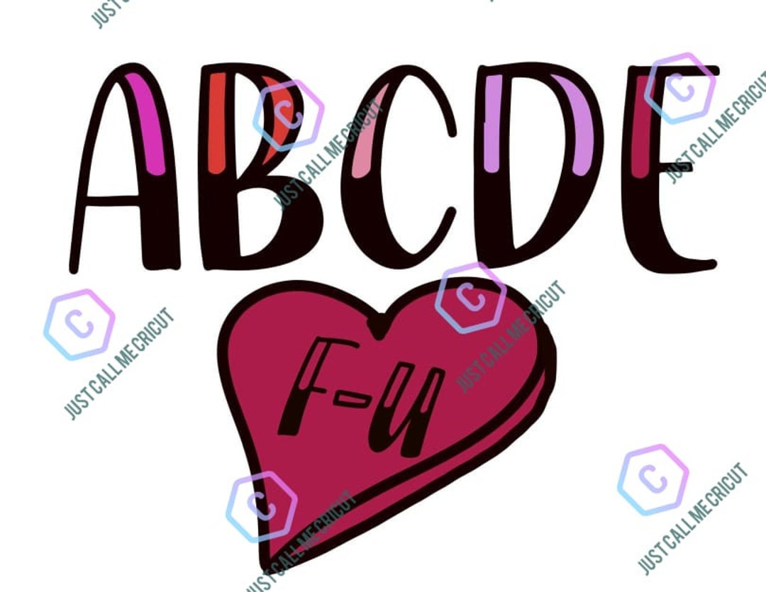 ABCDE FU Song Lyrics Funny Sublimation Transfer ONLY - Etsy ABCDE FU Song Lyrics Funny Sublimation Transfer ONLY - Etsy