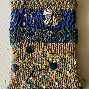Twiddle Muff - hand knit