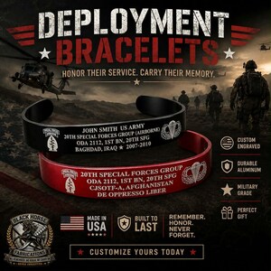 Deployment Armband - En hyllning till en tjänande hjälte