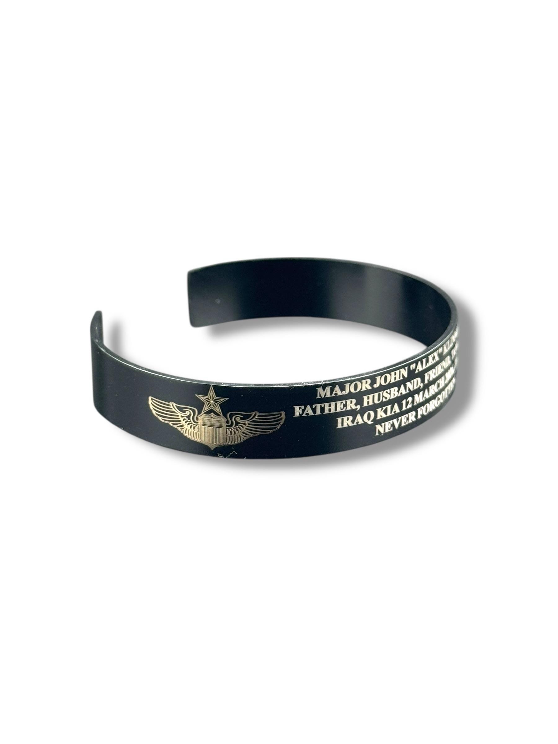 Remembering Major John “alex” Klinner Memorial Bracelet - Honor