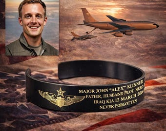 Remembering Major John “Alex” Klinner Memorial Bracelet - Honor Fallen Heroes