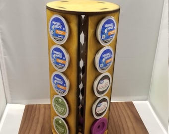 Portabicchieri K-Cup Stand da 20 tazze (download digitale, .svg - modelli di taglio laser Glowforge)