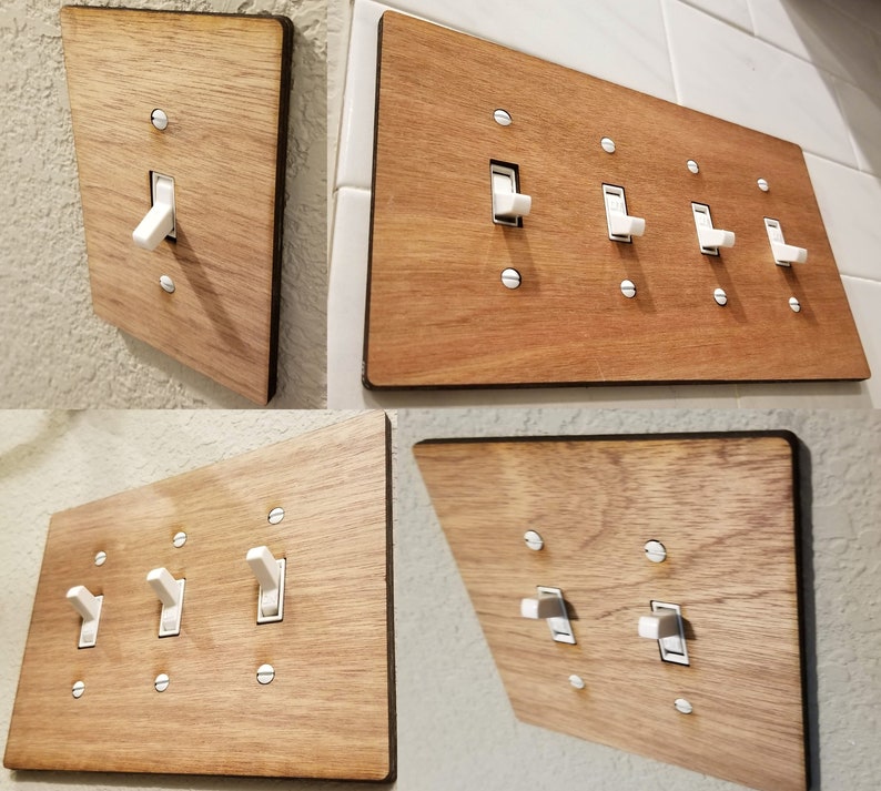 Light Switch Covers Laser Cutting Patterns Single Etsy
