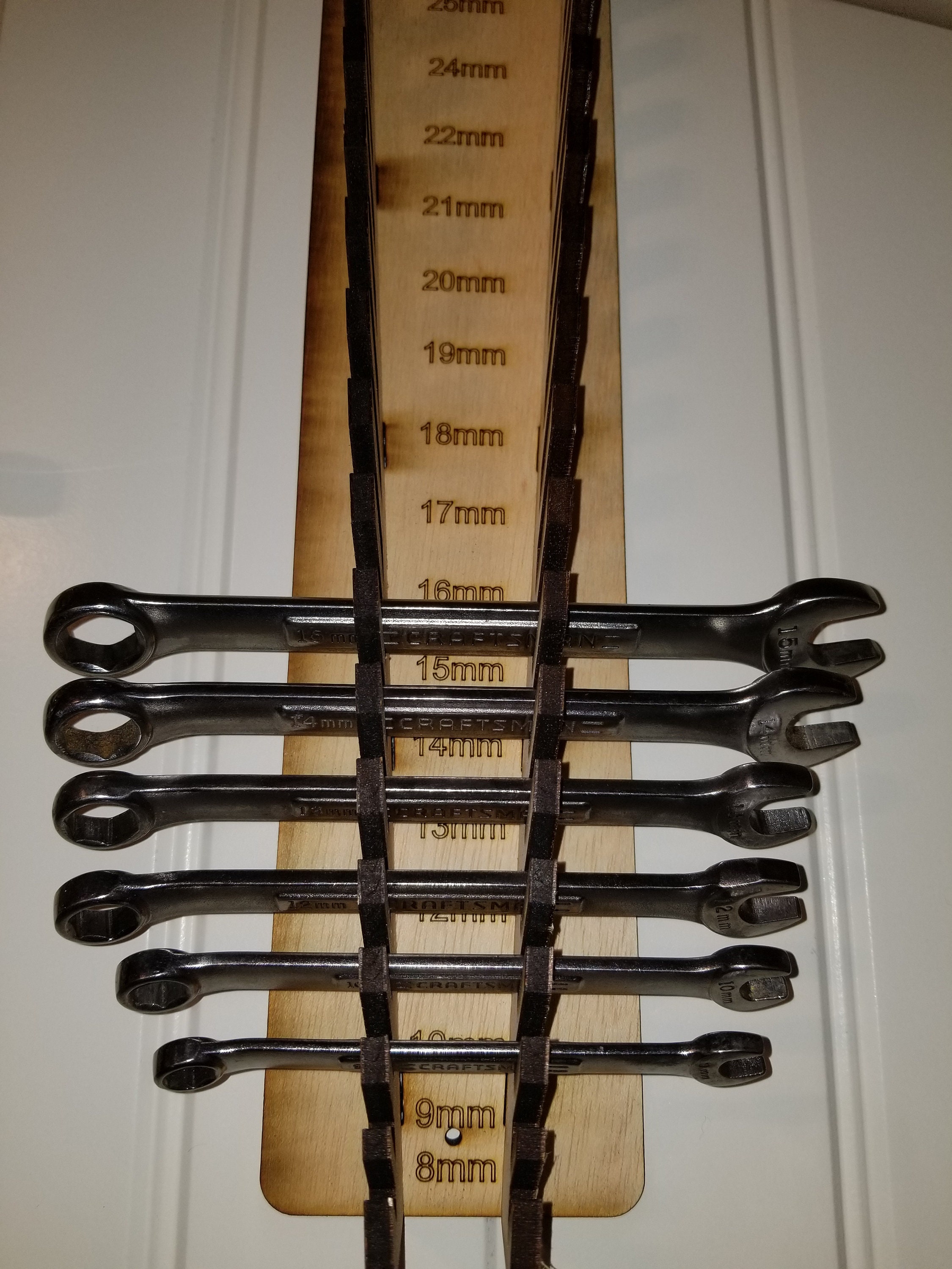 Tool Organizer Hanging Wrench Rack 7/32 13/16 Standard Etsy Canada