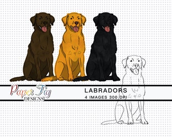 Lovable Labs - 4 Clipart Images