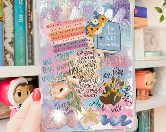 Bible Verse Printable Kindle Insert for Clear Case | Kindle Insert | Kindle Paperwhite Insert| Kindle Basic | Christian Merch for kindle