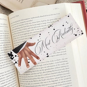 Pride and Prejudice Bookmark, Hand Flex Bookmark, Mr Darcy Bookmark, Jane Austen Gifts, Jane Austen Bookmark, Most Ardently Bookmark