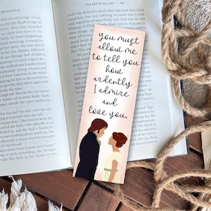 WHOLESALE 10 Pride and Prejudice Bookmarks, Mr Darcy and Lizzy Bookmark, Jane Austen Gifts, Jane Austen, Jane Austen Bookmark