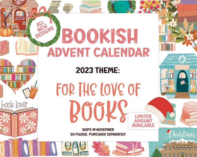 Bookish Advent Calendar, Book Advent Box, Bookish Gifts, Mystery Box