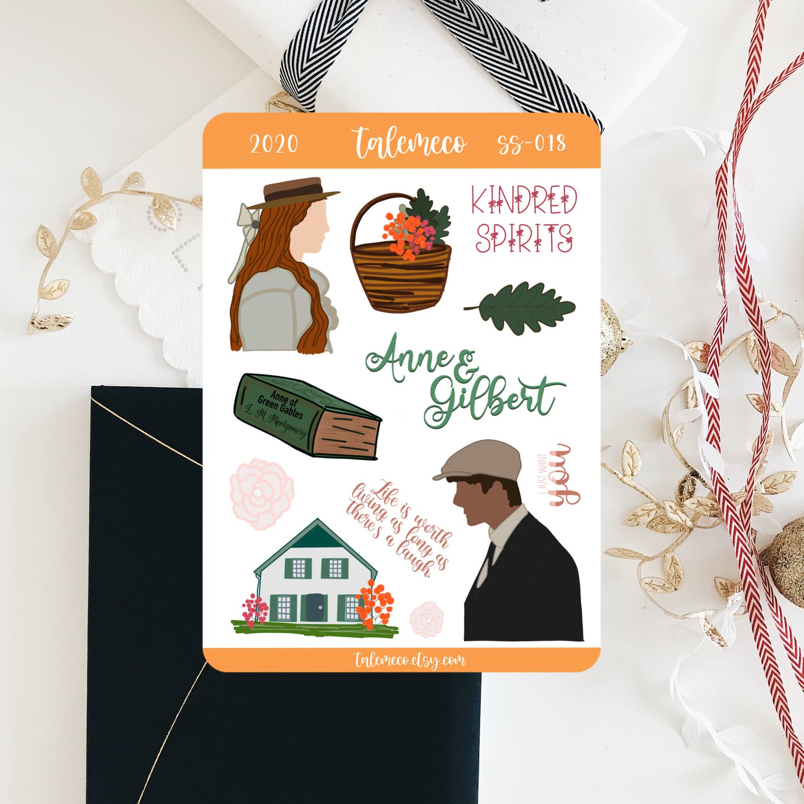 Anne of Green Gables Sticker Anne With an E Anne of Green - Etsy