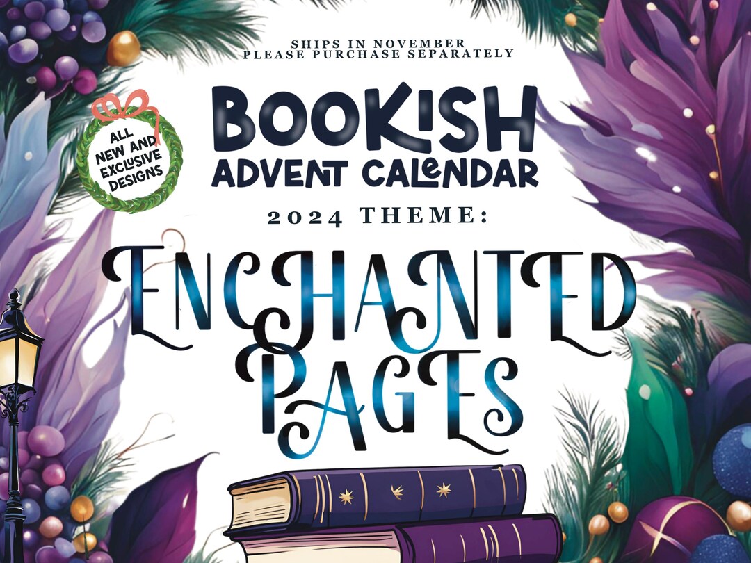 Bookish Advent Calendar Box, Bookish Gifts, Mystery Box, Book Merch