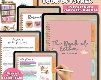 Diario bíblico digital del Libro de Ester, Diario bíblico, Plantilla SOAP, Plantilla de estudio bíblico, Guía de estudio bíblico, Mujeres de la Biblia