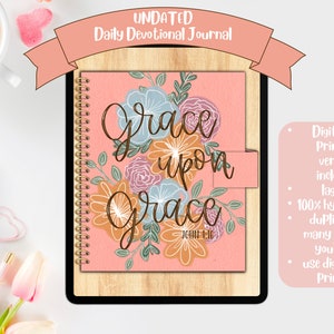 Daily Prayer Journal, Bible Study Journal, Sermon Notes Journal, Christian Journal, Digital Bible Journal, Devotional Journal, Scripture