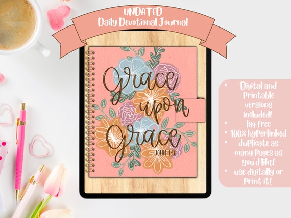 Daily Prayer Journal, Bible Study Journal, Sermon Notes Journal, Christian Journal, Digital Bible Journal, Devotional Journal, Scripture