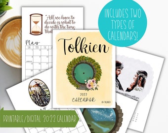 Calendrier Hobbit 2023 Tolkien Calendars | Etsy