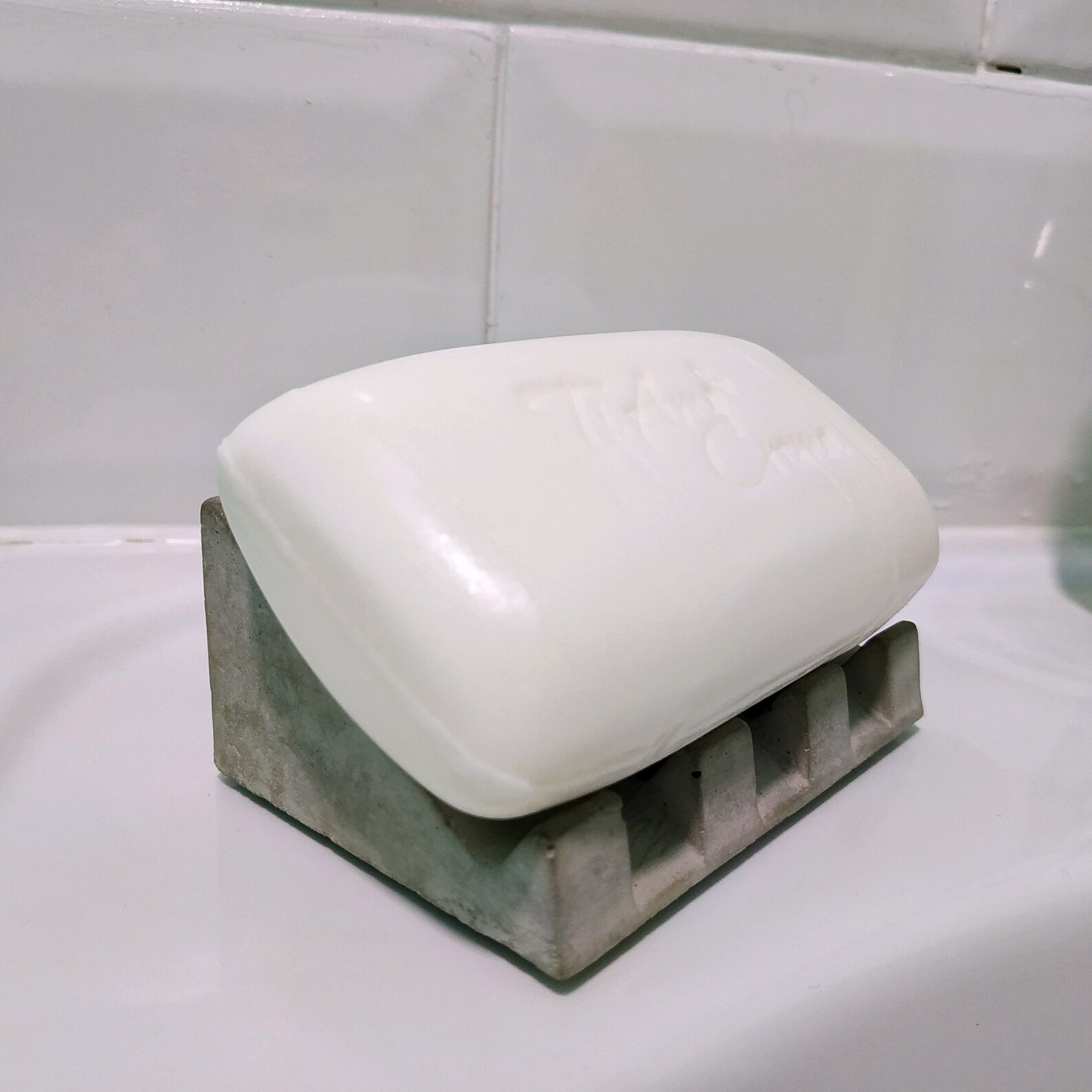Concrete soap dish. Soap dish with drain Etsy