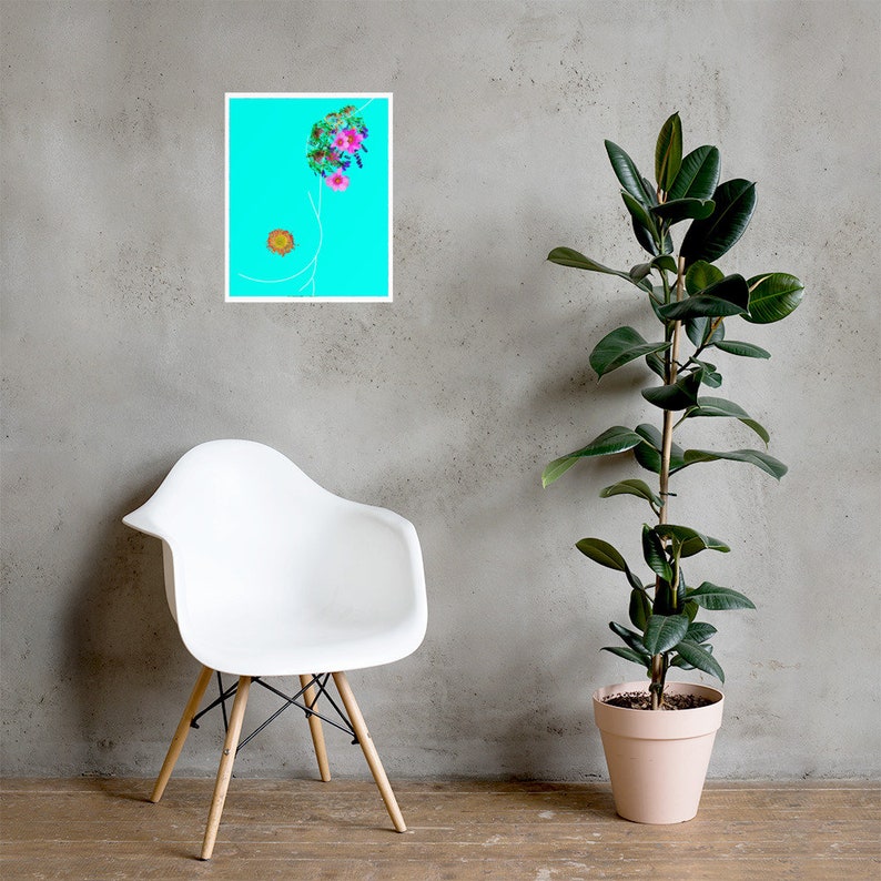 Mila Armpit Flowers Poster