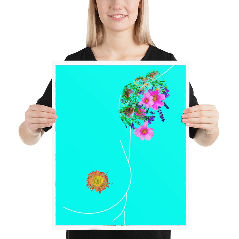 Mila Armpit Flowers Poster