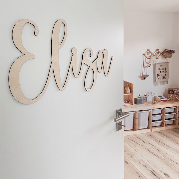 Personalized Wood Lettering | Name | Door sign | Children's room | Baby room