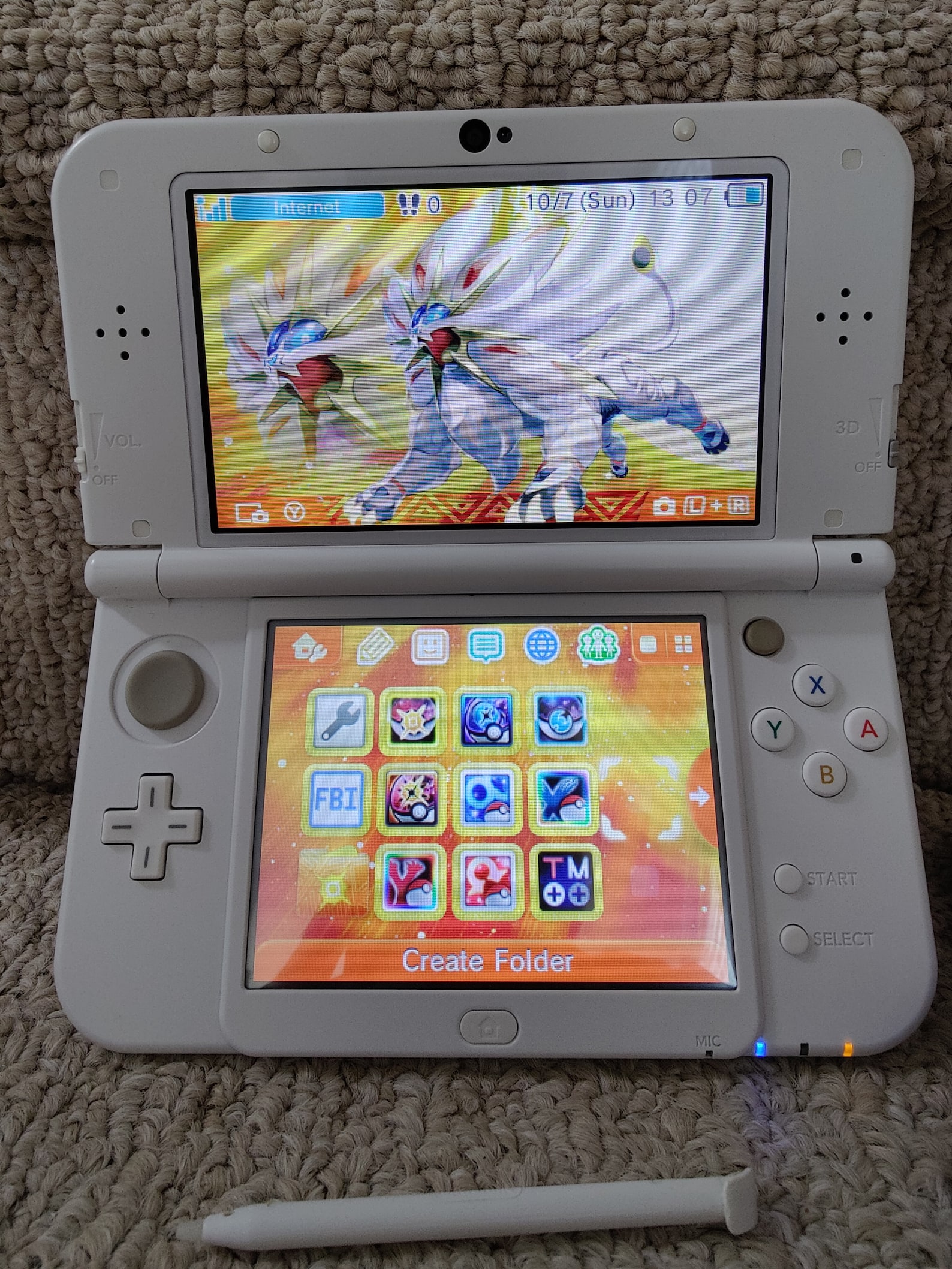 New Nintendo 3DS LL XL Pearl White Edition English Games & Etsy