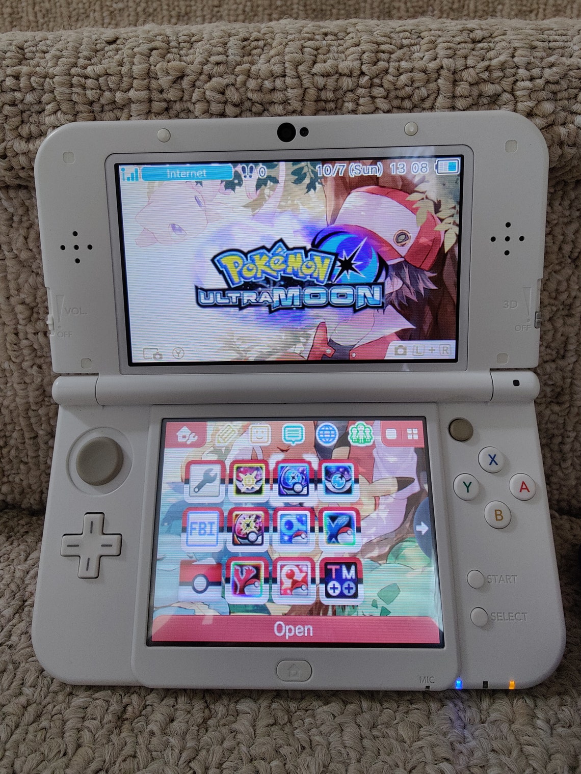 New Nintendo 3DS LL XL Pearl White Edition English Games & | Etsy