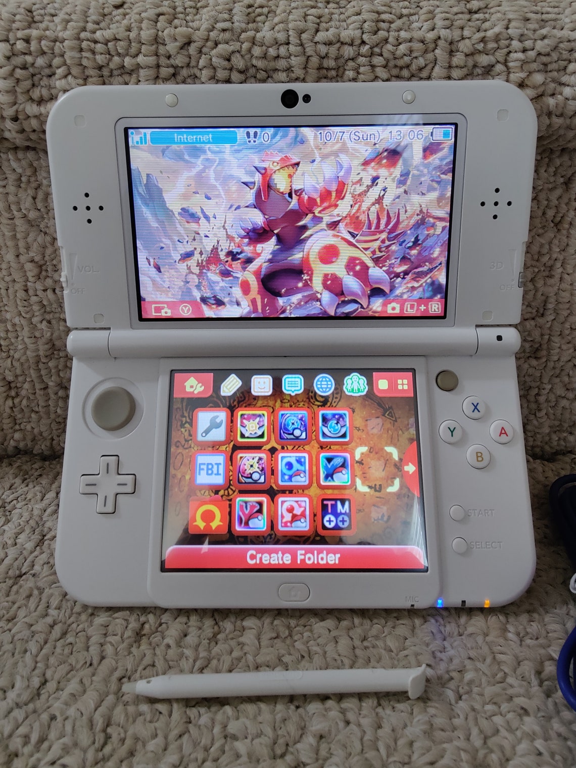 New Nintendo 3ds Ll Xl Pearl White Edition English Games And Etsy